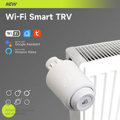 Termostat inteligent pentru Calorifer Zigbee programabil control vocal google assistant Alexa
