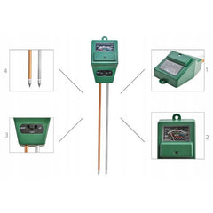 Tester pentru sol 3 in 1 ph umiditate lumina 2 sonde inaltime 29.3 cm