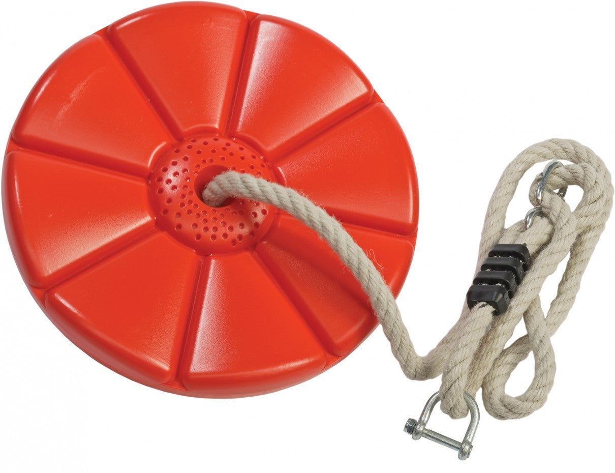 Tiroliana cu leagan rotund (set) rosu