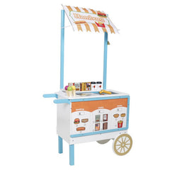 Toneta pe roti pentru inghetata 2 sertare accesorii incluse roti mobile 68-31.5-118 cm mdf
