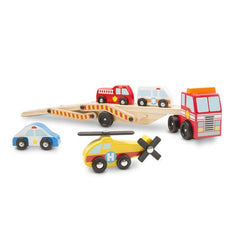 Transportor cu vehicule de urgenta Melissa and Doug