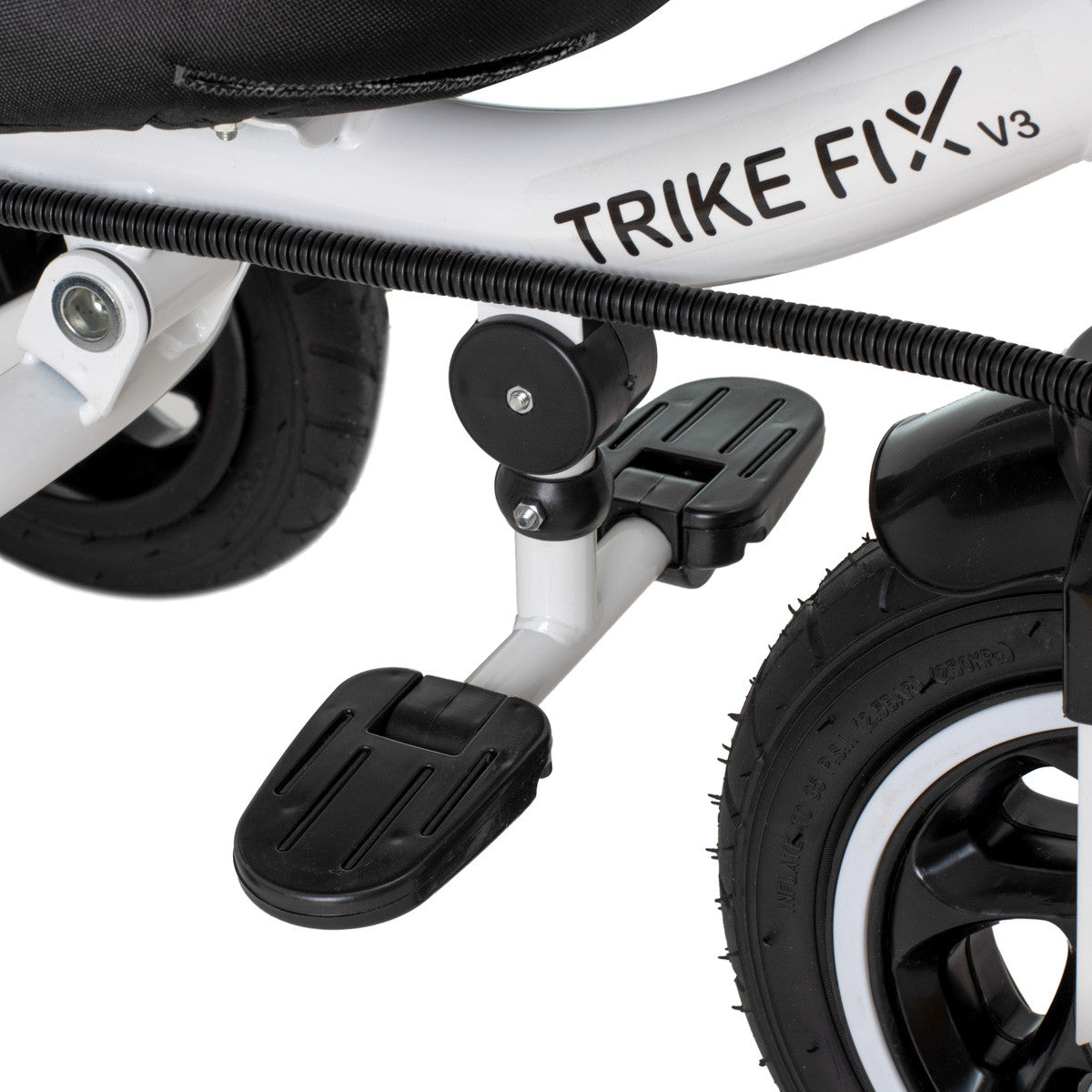 Tricicleta si Carucior pentru copii Premium TRIKE FIX V3 culoare Neagra