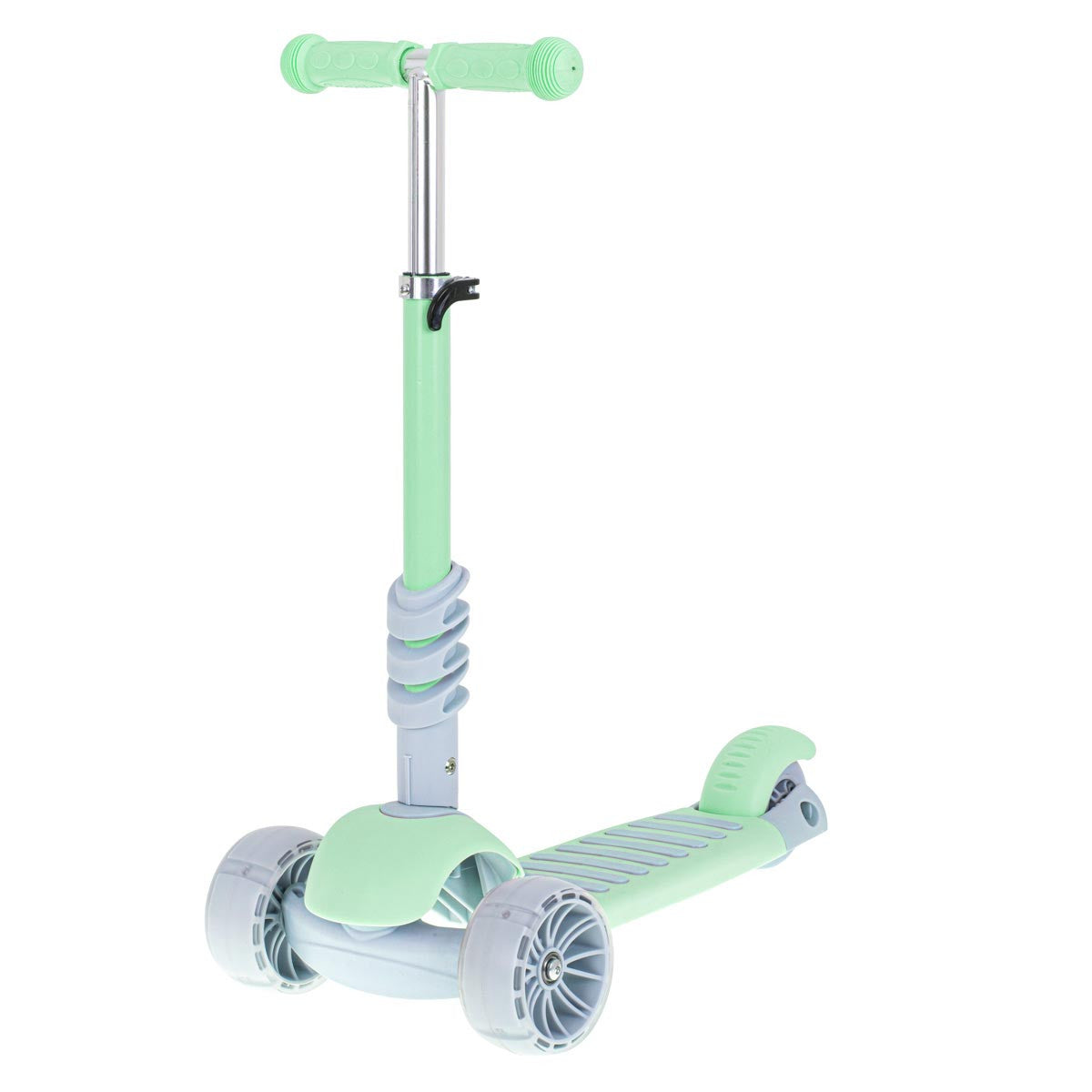 Tricicleta Trotineta Skateboard 3in1 roti iluminate Led Verde