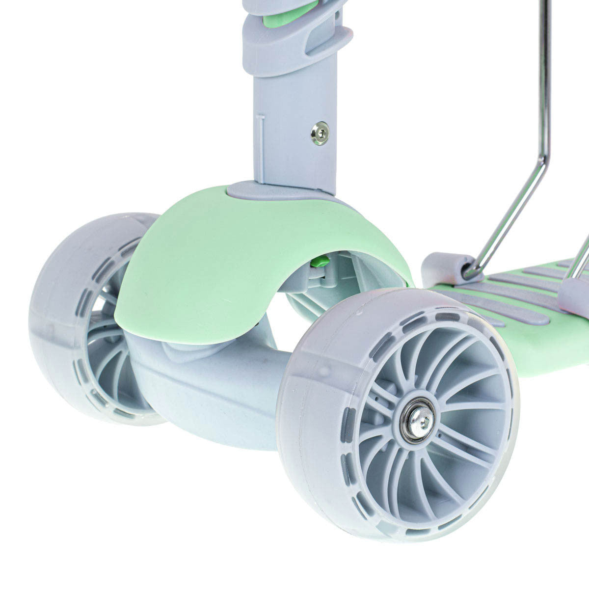 Tricicleta Trotineta Skateboard 3in1 roti iluminate Led Verde