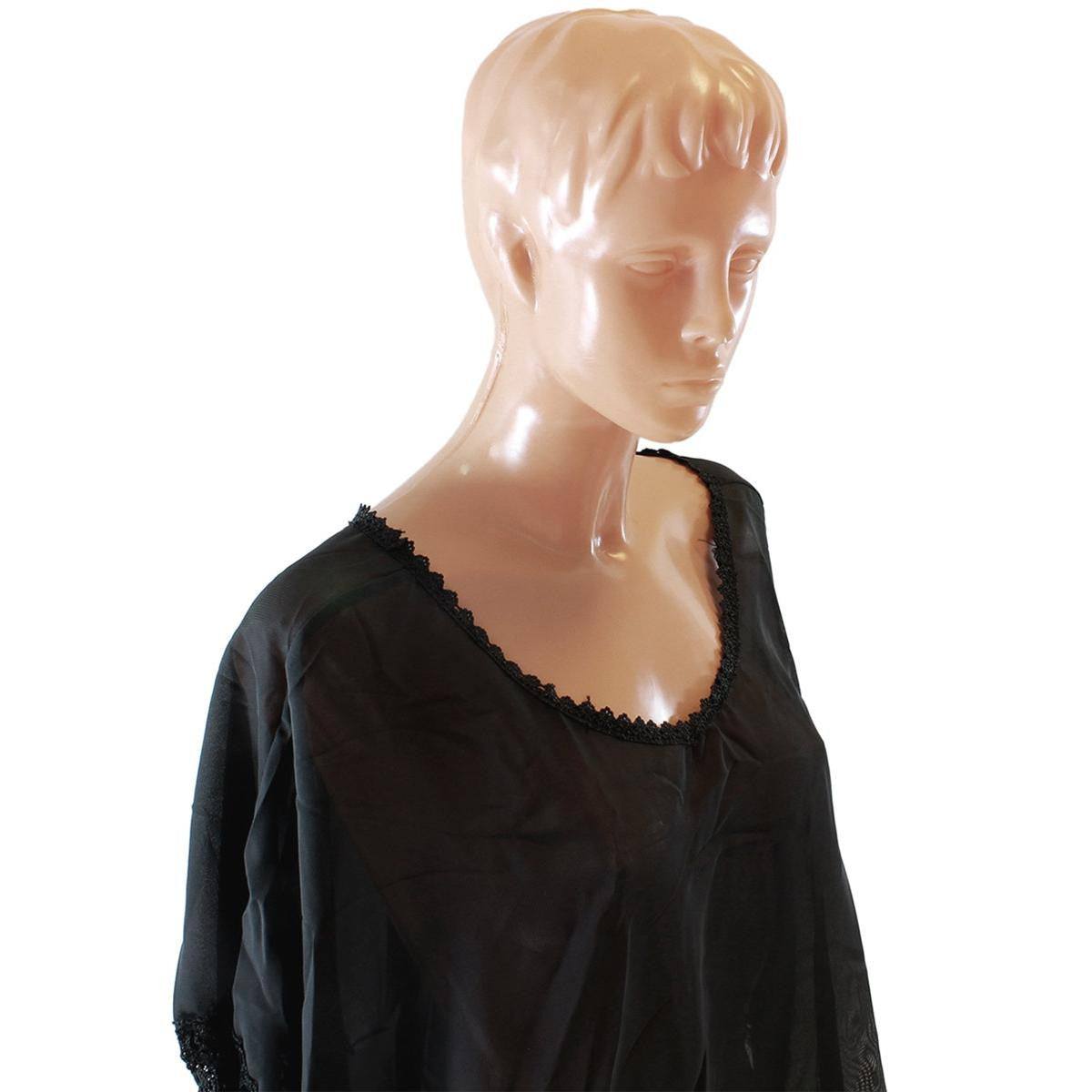 Tunica Rochie de plaja aerisita usoara si delicata culoare Neagra Universala