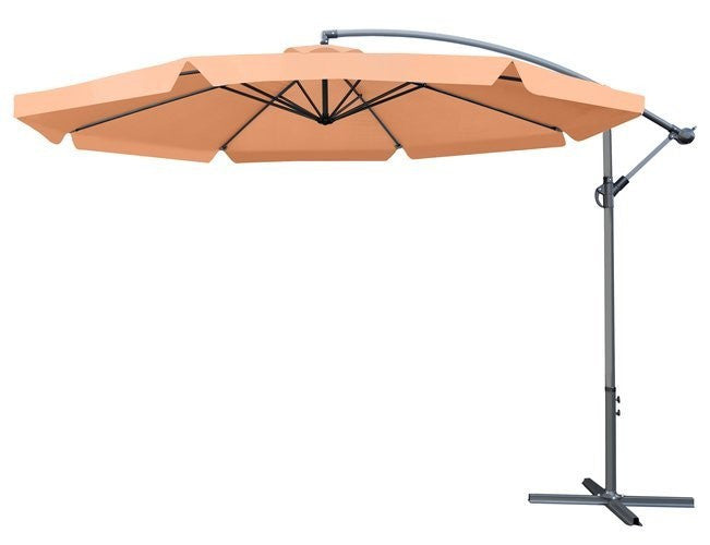 Umbrela de Gradina cu stalp Pliabila Impermeabila Reglabila 350 cm