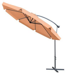 Umbrela de Gradina cu stalp Pliabila Impermeabila Reglabila 350 cm