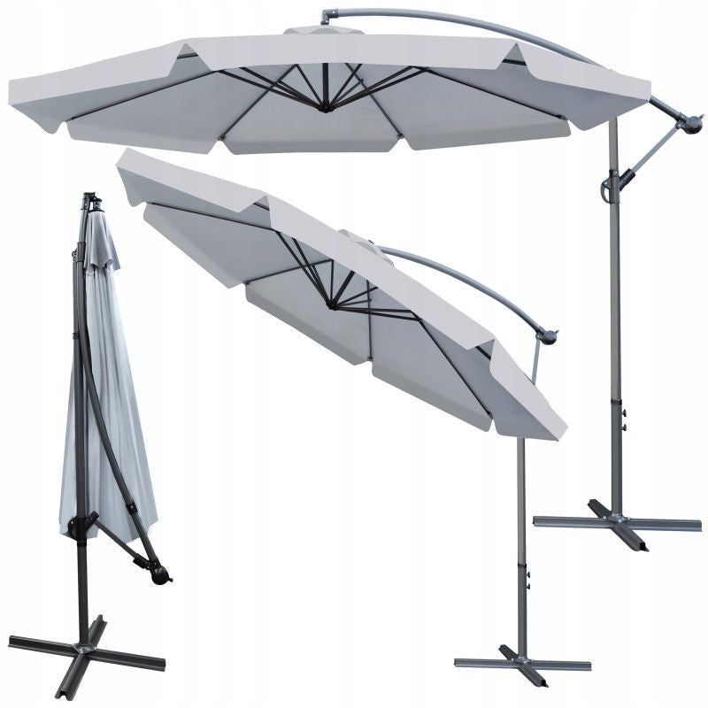 Umbrela gradina impermeabila diametru 300 cm unghi inclinare reglabil
