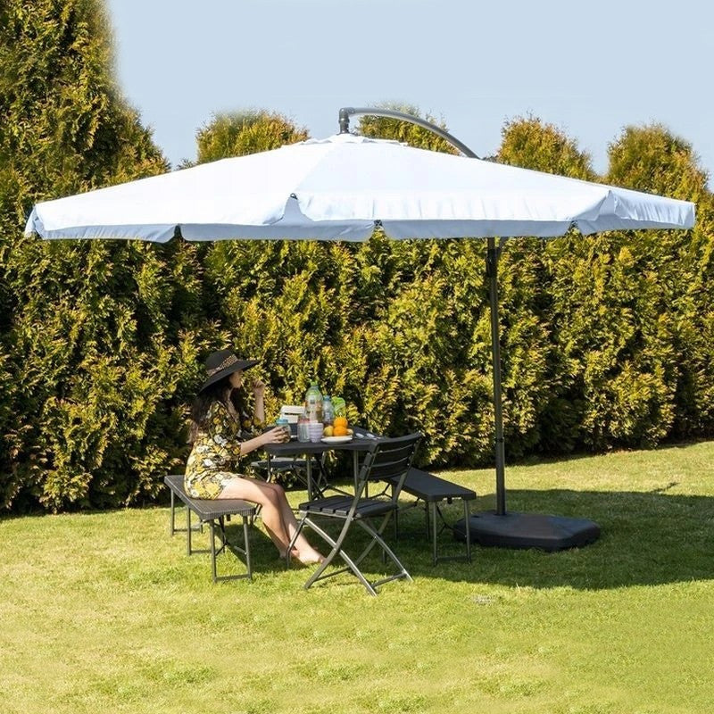 Umbrela gradina impermeabila diametru 300 cm unghi inclinare reglabil