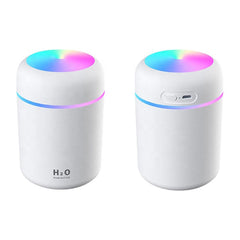 Umidificator Difuzor cu ultrasunete pentru Casa sau Masina - Culoare Alb
