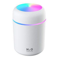 Umidificator Difuzor cu ultrasunete pentru Casa sau Masina - Culoare Alb