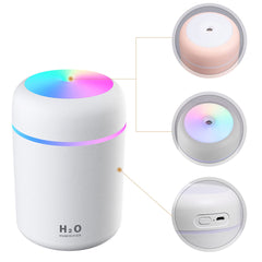 Umidificator Difuzor cu ultrasunete pentru Casa sau Masina - Culoare Alb