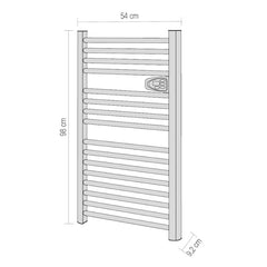 Uscator electric pentru prosoape 500w economic ecran lcd program saptamanal