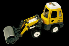 Utilaj de constructii de jucarie cu sunete si lumini 16-18 cm cilindru compactor