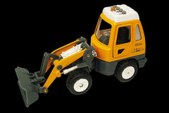 Utilaj de constructii de jucarie cu sunete si lumini 16-18 cm incarcator frontal