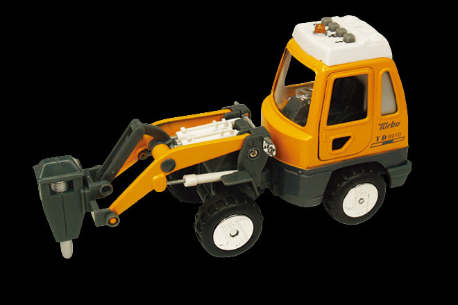 Utilaj de constructii de jucarie cu sunete si lumini ciocan demolator