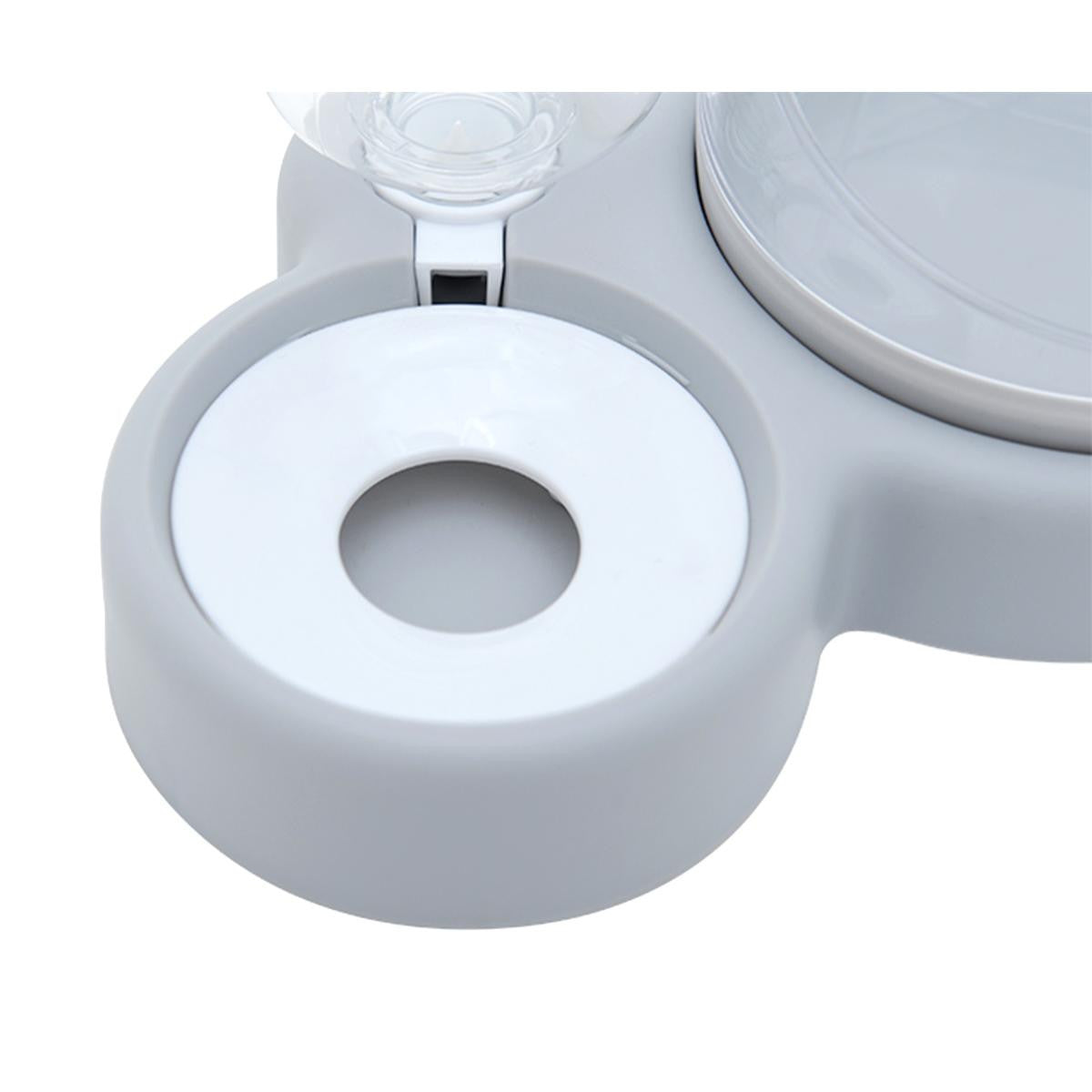 Vas Dublu Inclinat pentru hranire Pisici cu Dispenser Apa AVX-AG684E