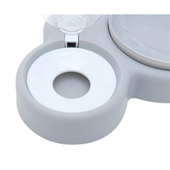 Vas Dublu Inclinat pentru hranire Pisici cu Dispenser Apa AVX-AG684E