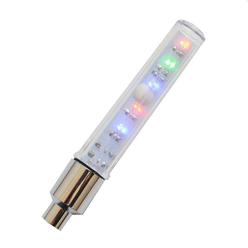Ventil Auto luminos 5 Led-uri alimentare Baterii set 2 bucati