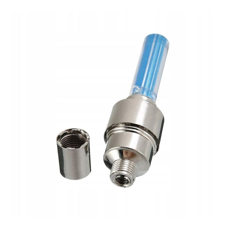 Ventil LED Albastru capace luminoase tip Licurici pentru roti 2 bucati