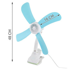 Ventilator Birou cu prindere tip clema si rotire vericala 360 grade