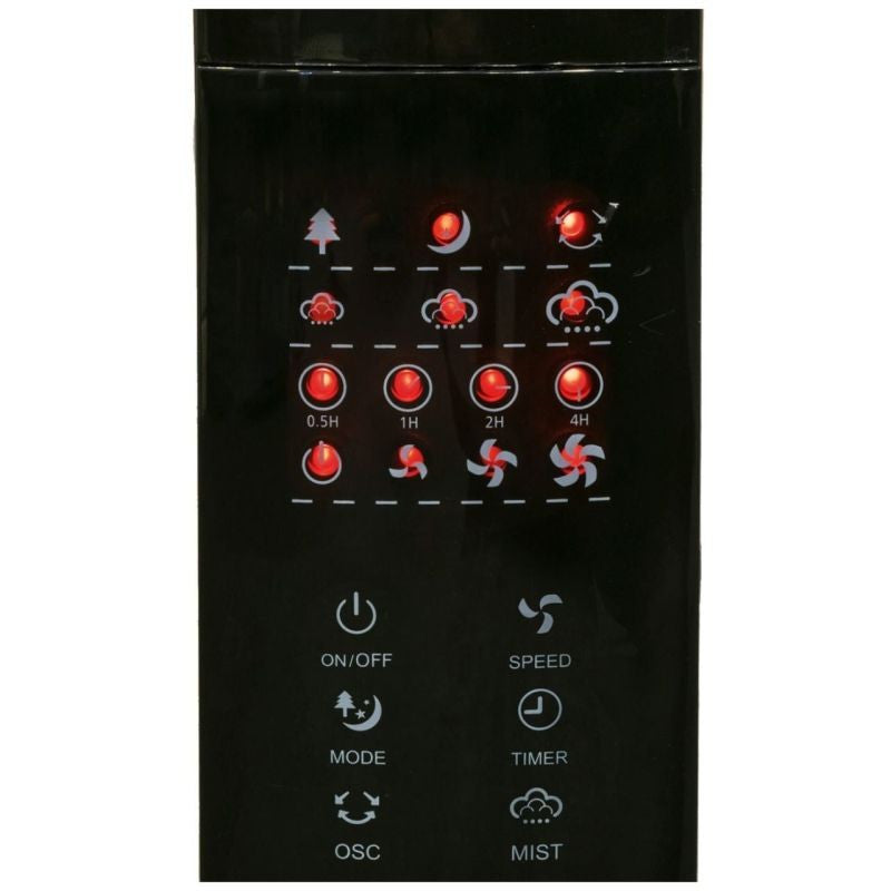 Ventilator cu umidificator 2in1 Ecran LED si recipient 3 l Home