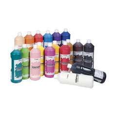 Vopsea Gouache sticla 1L culoare Negru - Heutink