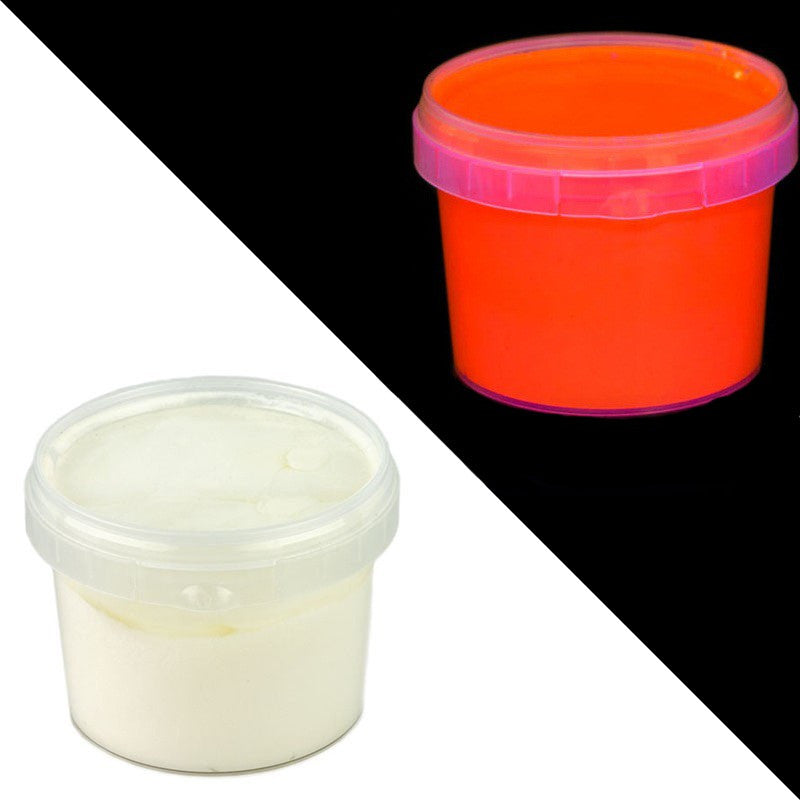 Vopsea invizibila fluorescenta reactiva uv transparenta rosie recipient 750 g