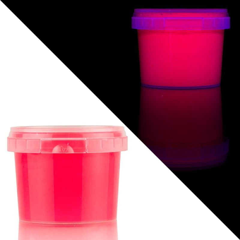 Vopsea UV Neon Rosu Fostofescenta Recipient 100 g
