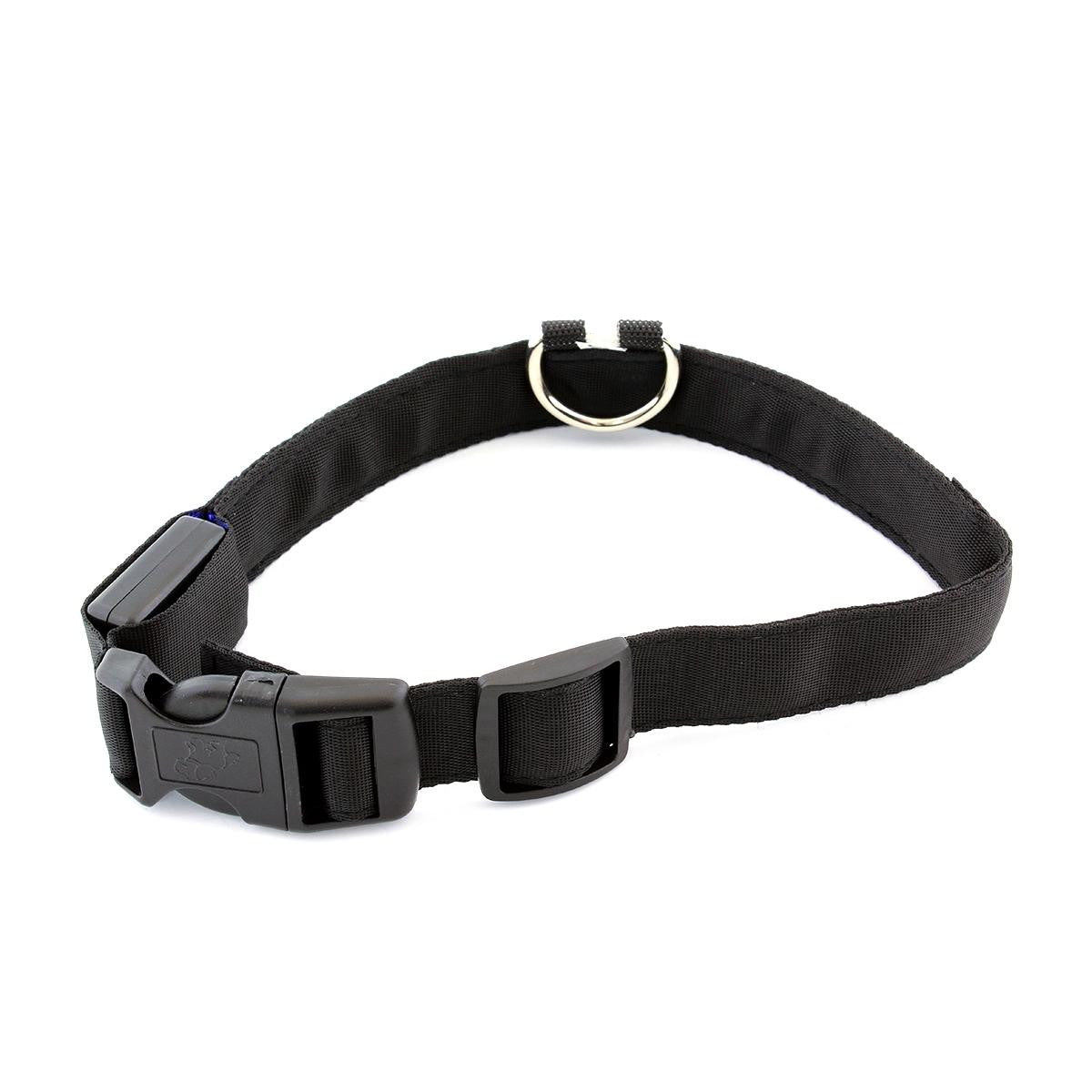 Zgarda pentru pisica sau caine iluminata cu LED culoare Albastra AVX-AG232A